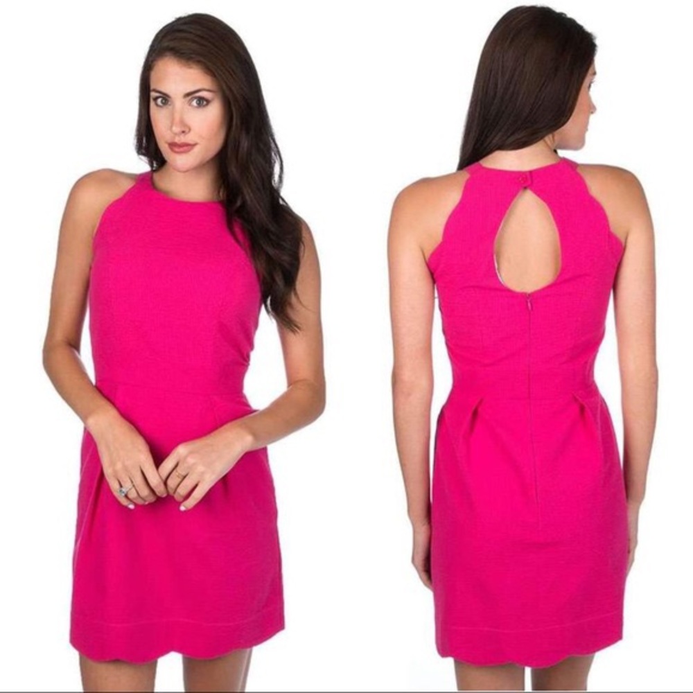Lauren James Landry Dress in Raspberry